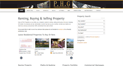 Desktop Screenshot of prestigehomesgroup.com